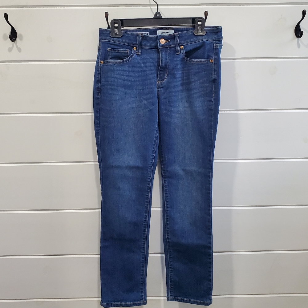 Sonoma | Straight Short Blue Jeans